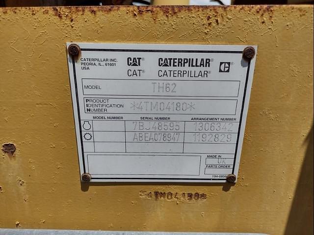 Image of Caterpillar TH62 equipment image 4