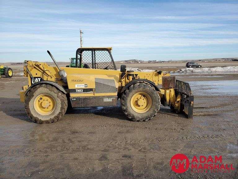 SOLD - Caterpillar TH83 Lot No. 58806 Construction with 2,610 Hrs ...