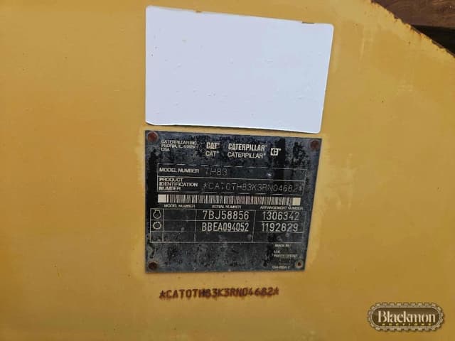 Image of Caterpillar TH83 equipment image 3
