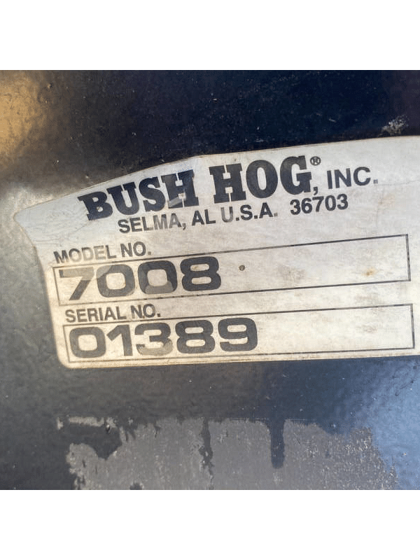 Image of Bush Hog 7008 equipment image 4