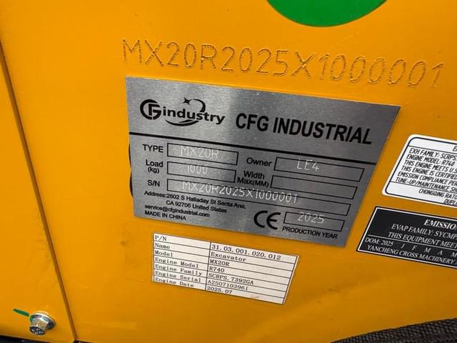 Image of CFG Industrial MX20R equipment image 4