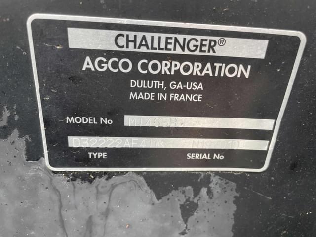 Image of Challenger MT465B equipment image 4
