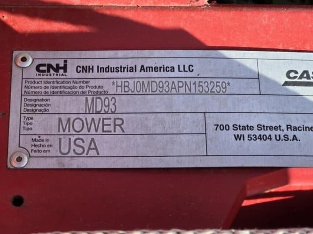 Image of Case IH MD93 equipment image 2