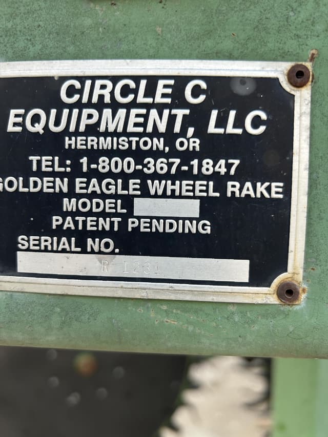 Circle C Golden Eagle 1800 Stock No. BF542 Hay and Forage For Sale