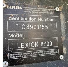 Main image CLAAS Lexion 8700TT 16