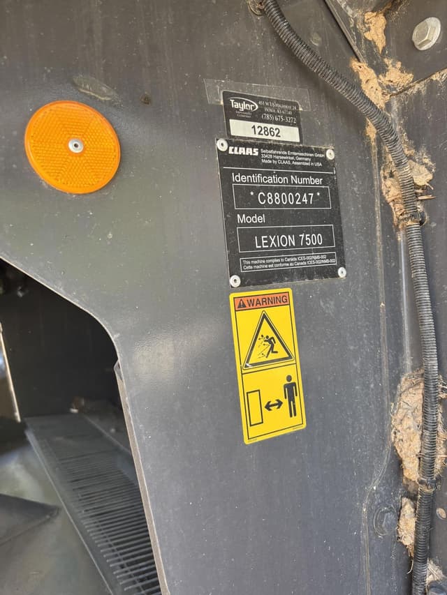 Image of CLAAS Lexion 7500TT equipment image 1