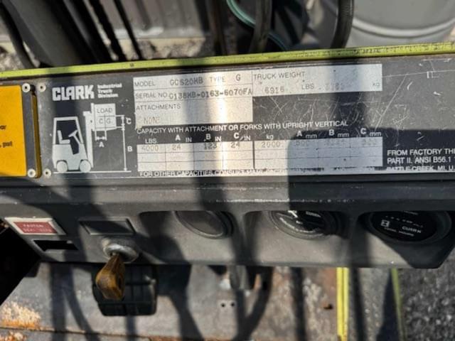 Image of Clark GCS20MB equipment image 2