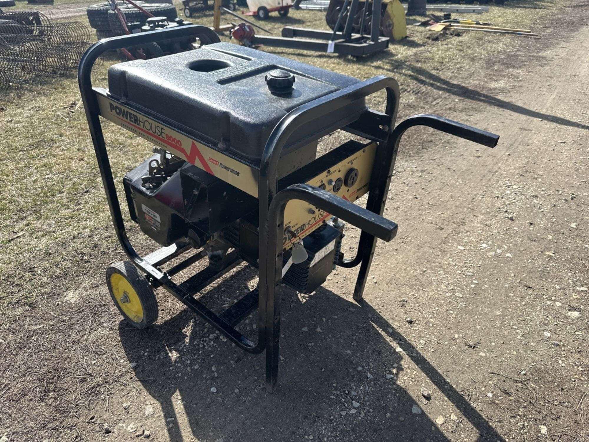 SOLD - Coleman Powerhouse 8000 Lot No. 103049 Other Equipment