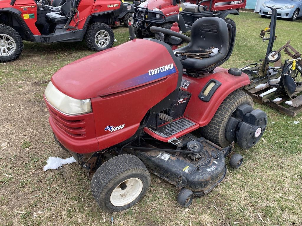 SOLD - Craftsman GT5000 Mower Other Equipment with 48 inches | Tractor Zoom