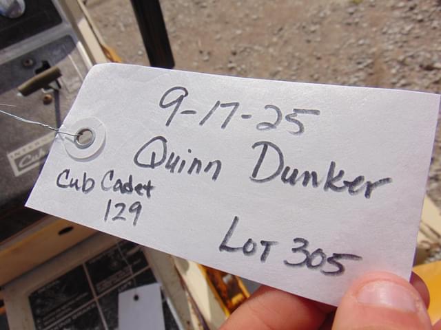 Image of Cub Cadet 129 equipment image 2