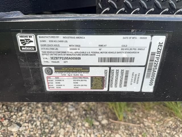 Image of  Industrias America 227T equipment image 2