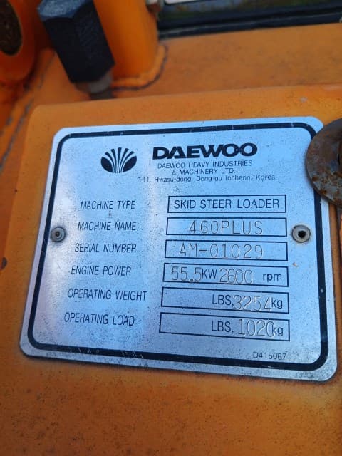 Image of Daewoo 460 Plus equipment image 1