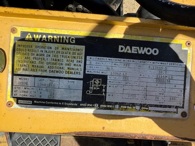 Image of Daewoo G30S equipment image 3