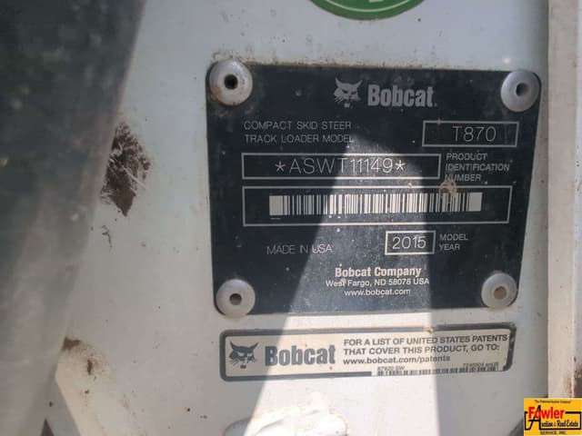 Image of Bobcat T870 equipment image 4