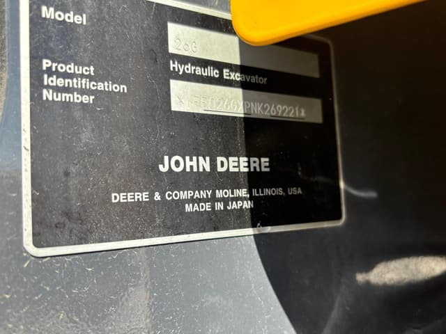 Image of John Deere 26G equipment image 2