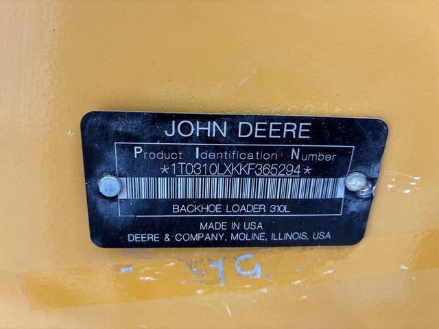 Image of John Deere 310L equipment image 1