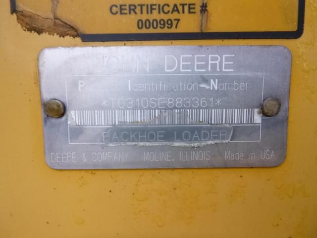 Image of John Deere 310SE equipment image 4