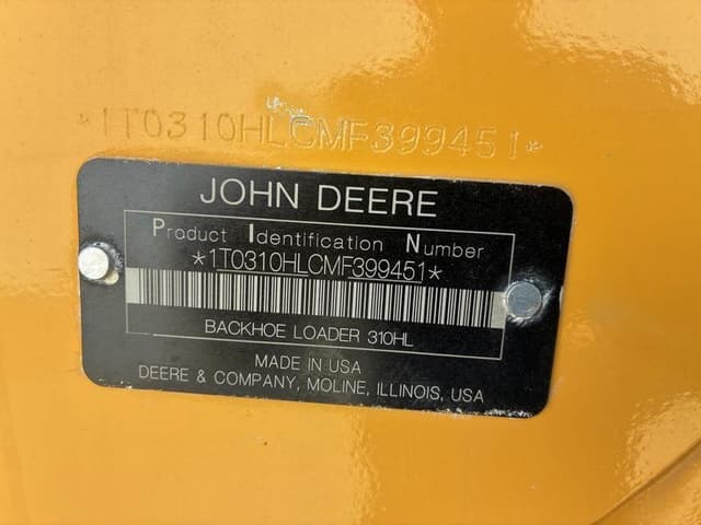 Image of John Deere 310SL HL equipment image 1