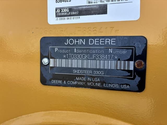 Image of John Deere 330G equipment image 1