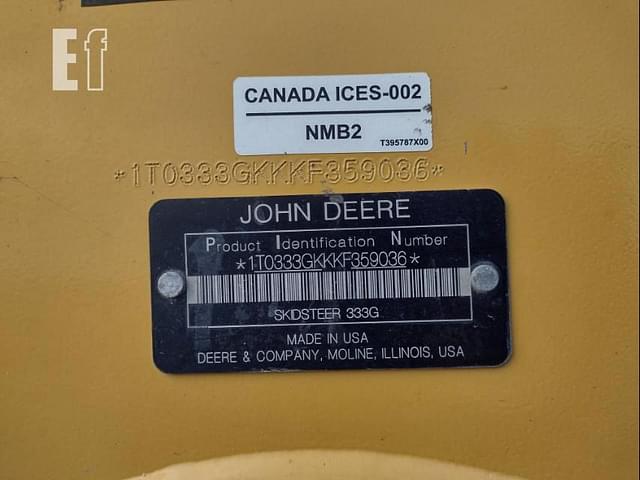 Image of John Deere 333G equipment image 4