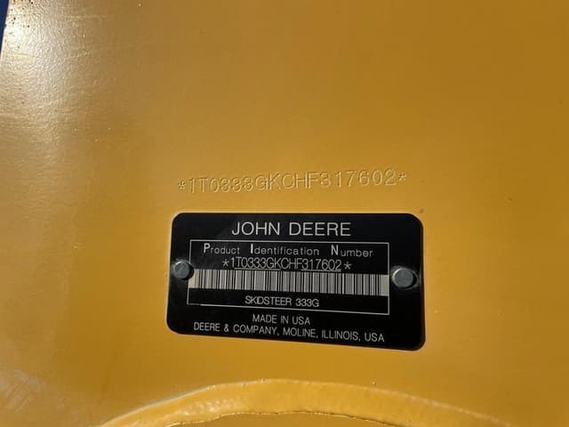 Image of John Deere 333G equipment image 1