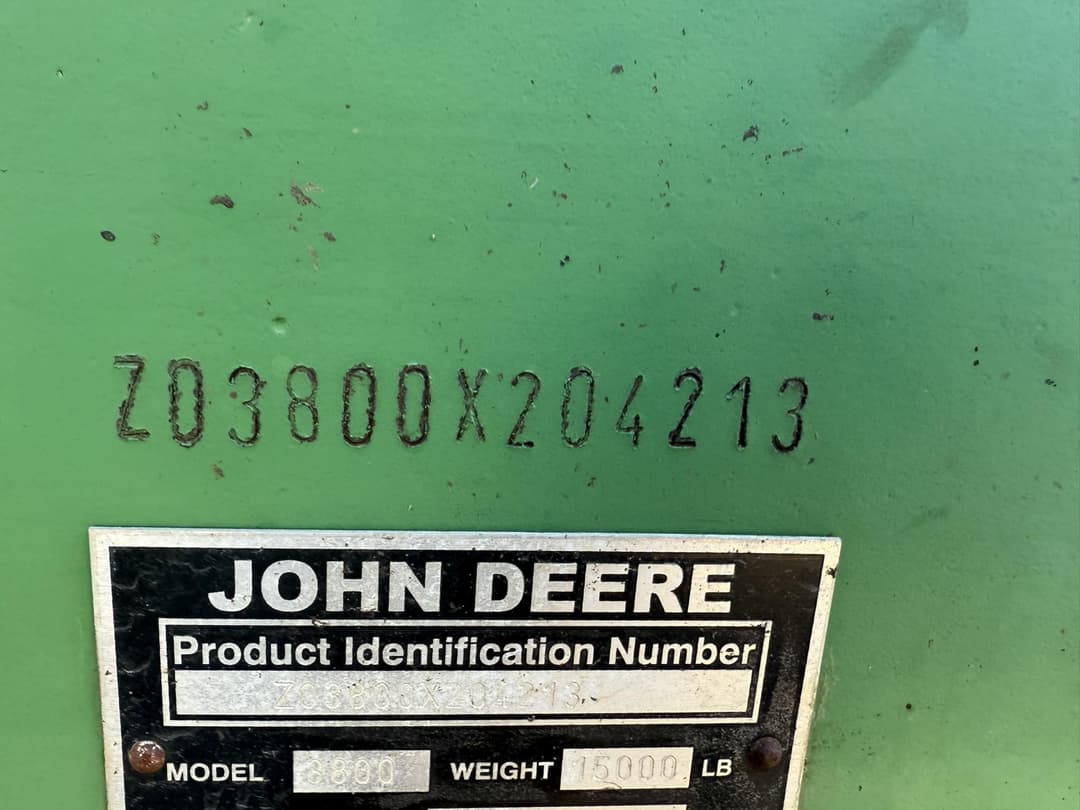 Image of John Deere 3800 Image 1