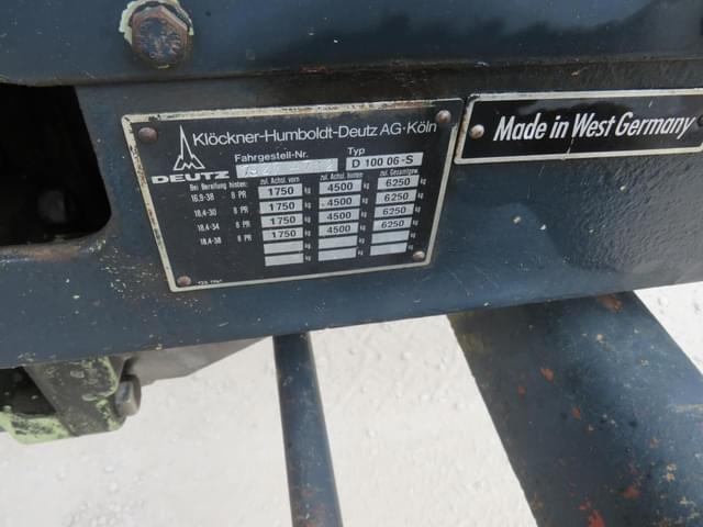 Image of Deutz D 10006 equipment image 4