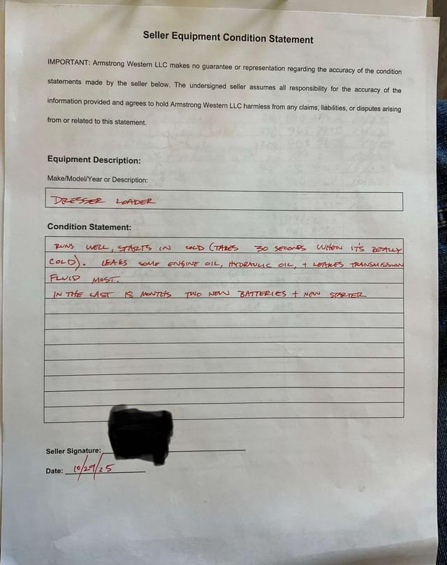 Image of Dresser 518 equipment image 1