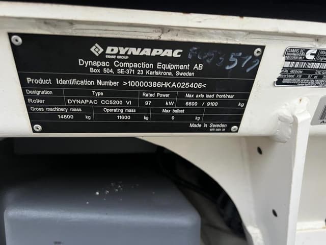 Image of DYNAPAC CC5200VI equipment image 1
