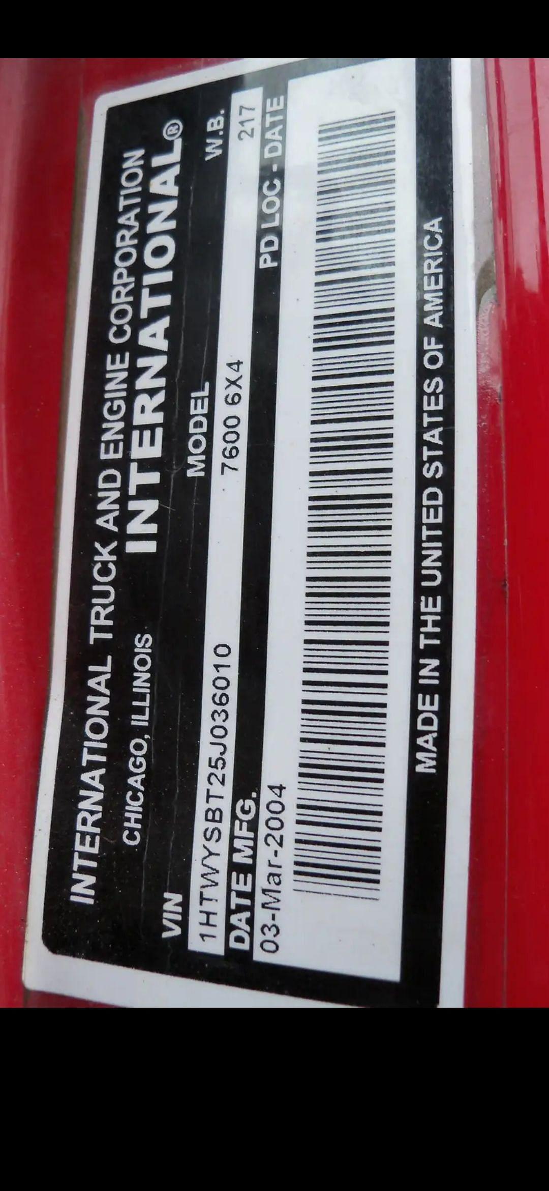 Image of International 7600 Image 1
