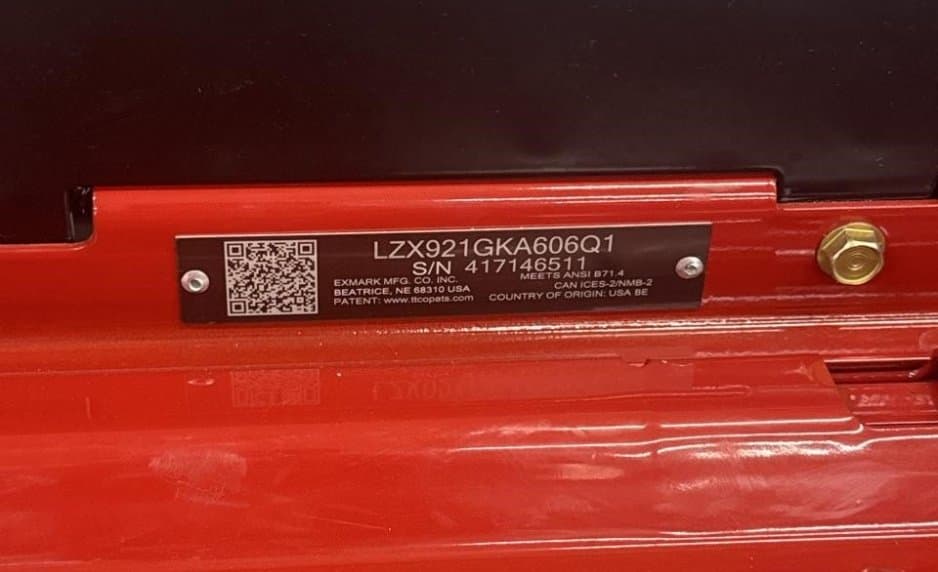Image of Exmark LZX921GKA606Q1 Image 1