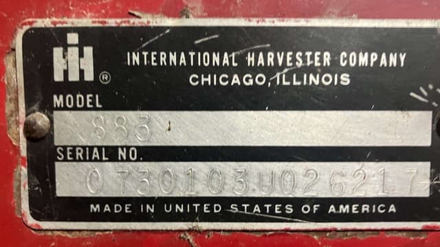Image of Case IH 883 equipment image 4