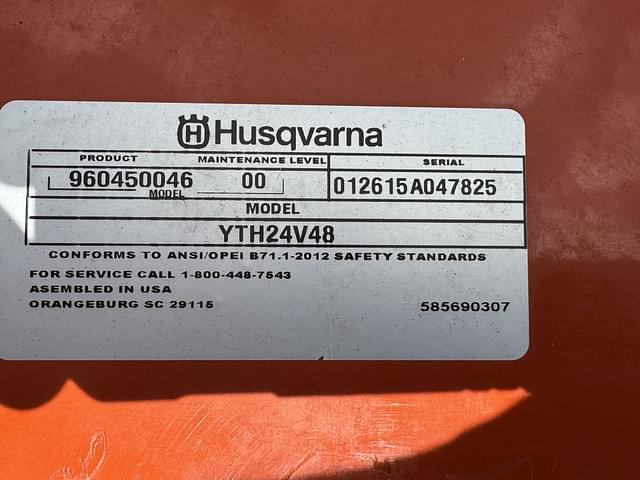 Image of Husqvarna YTH24V48 equipment image 4