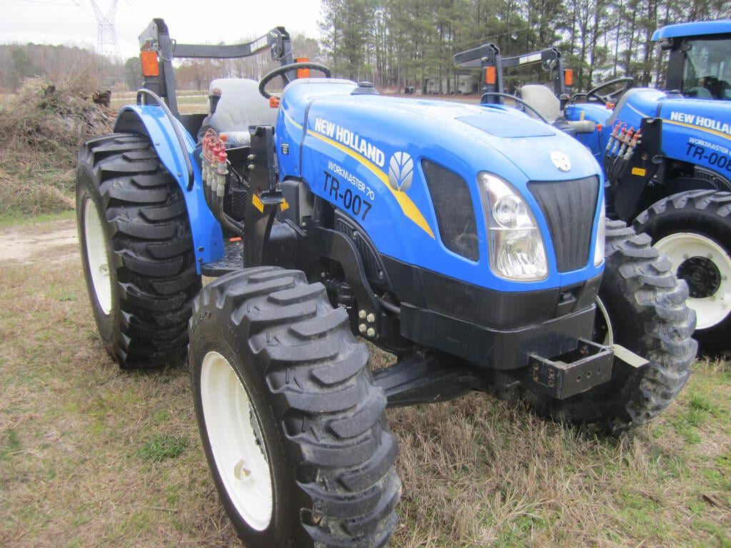 SOLD - NEW HOLLAND WORKMASTER 70 MFWD, LOADER READY, SINGLE REMOTE; 849 ...
