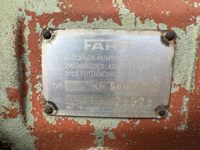 Image of Fahr KH500 equipment image 4