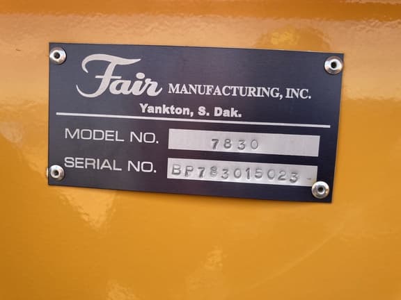 Image of Fair Manufacturing 7830 equipment image 3