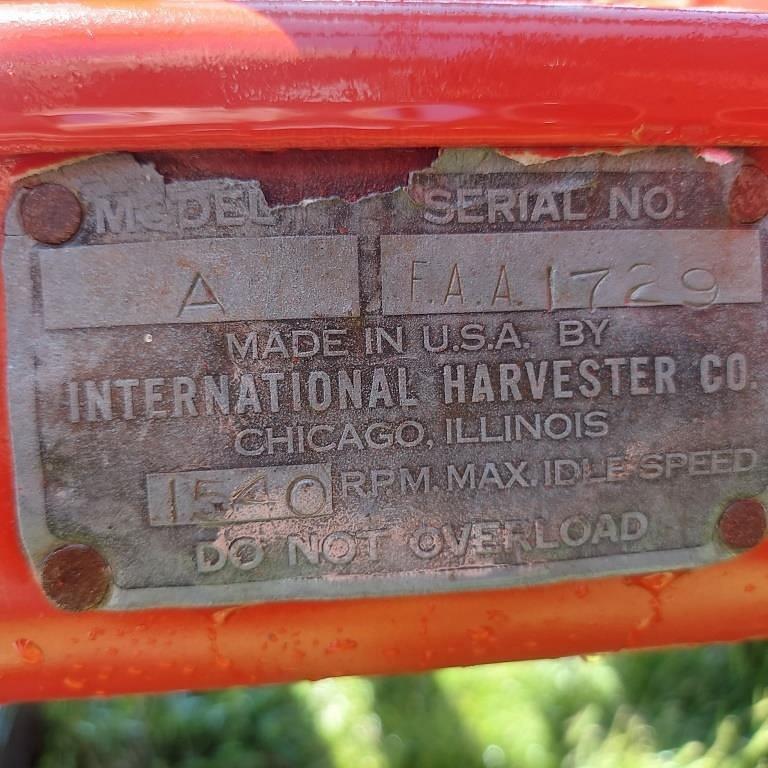 Image of Farmall A Image 1