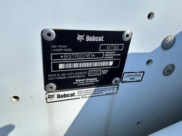 Image of Bobcat MT85 equipment image 4