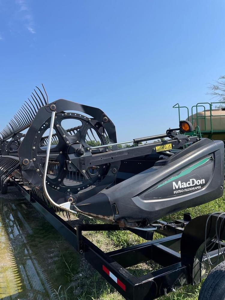 SOLD 2015 MacDon FD75 Harvesting Headers Platform Tractor Zoom