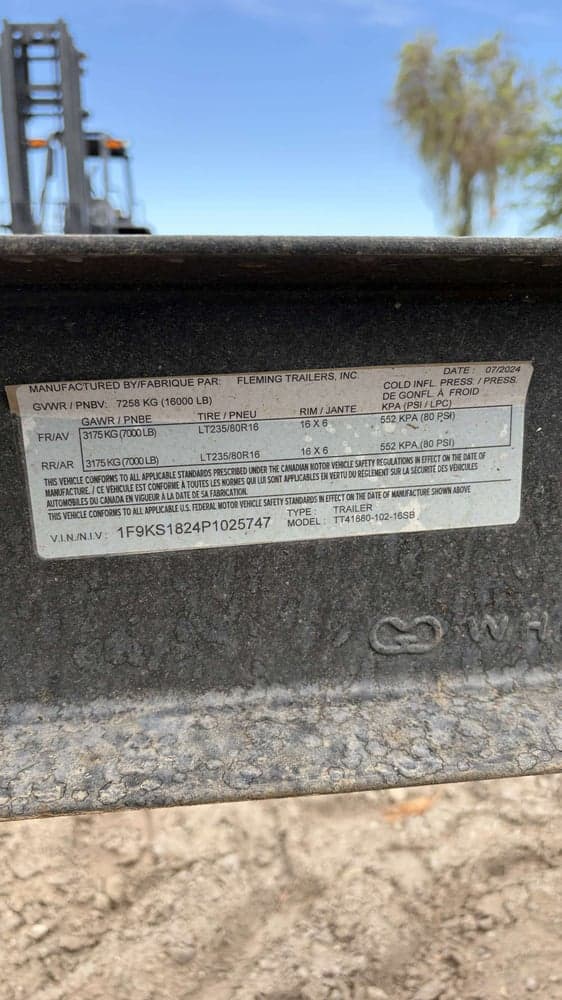 Image of Fleming Trailers TT418-6 equipment image 4