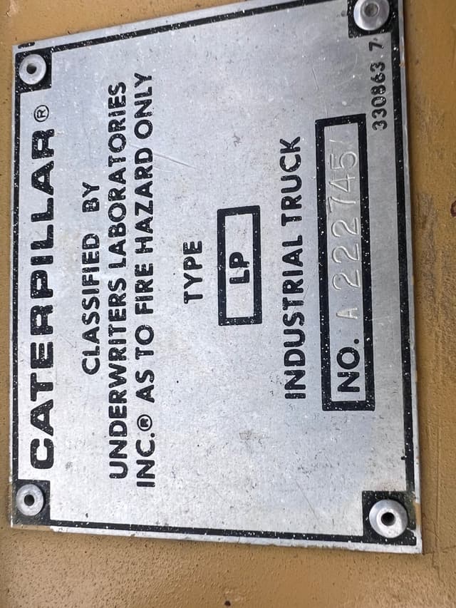 Image of Caterpillar V50D equipment image 4