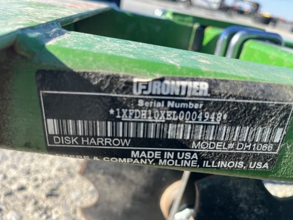 Image of Frontier DH1066 equipment image 1