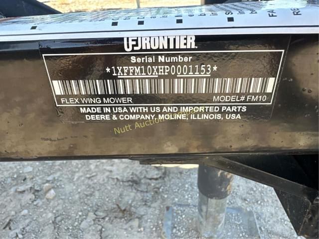 Image of Frontier FM10 equipment image 3