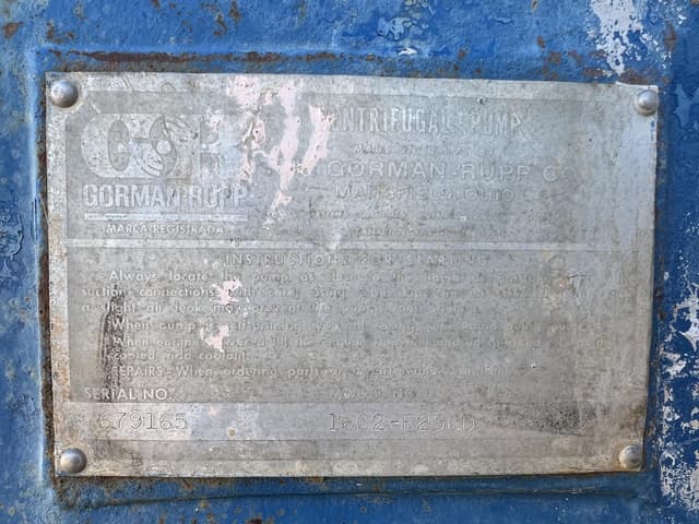 Image of Gorman Rupp 16C2F256D equipment image 4