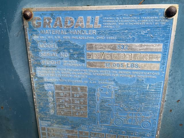 Image of Gradall 532 equipment image 2