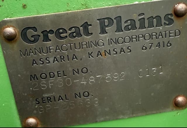 Image of Great Plains 2SF30 equipment image 1