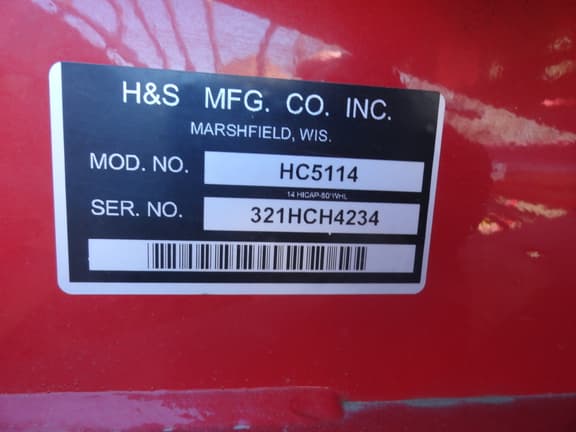 Image of H&S HC5114 equipment image 2