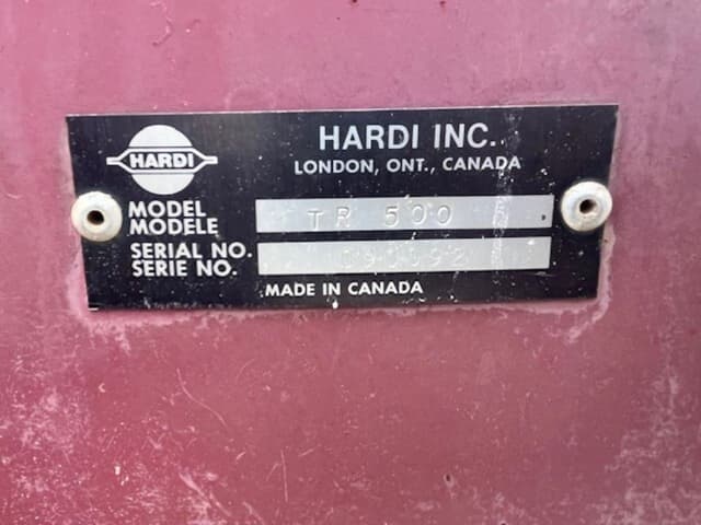 Image of Hardi TR500 equipment image 4