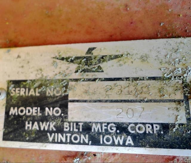 Image of Hawk Bilt 207 equipment image 4