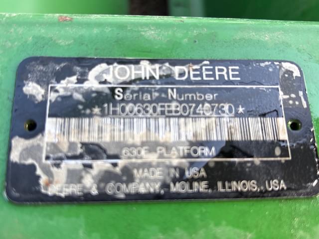Image of John Deere 630F equipment image 1
